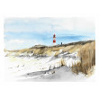 Latarnia morska - akwarela