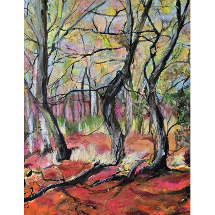 Adventure, Ewa Mościszko, olej + akryl