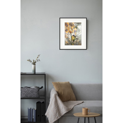 Joanna Tomczyk - obrazy akwarela - Rajski płomień, Akwarela 24x32 cm foto #1