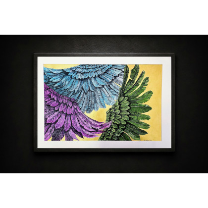 Małgorzata Raduj - obrazy akwarela - W równowadze foto #4