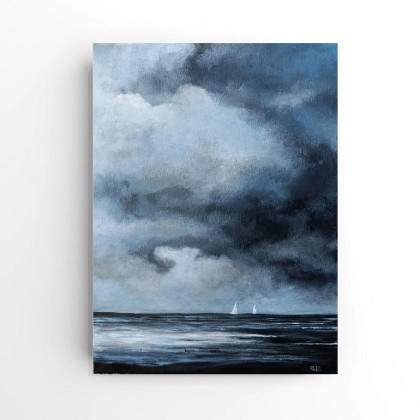 Morze- obraz akrylowy 40/30 cm, Paulina Lebida, obrazy akryl