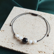 WIKI - BRANSOLETKA Z NATURALNYMI KAMIENIAMI.