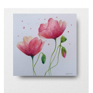 Maki- akwarela 20/20 cm