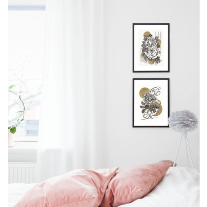 Jolanta Frankiewicz - rysunek tuszem - ,, Radość roztańczona- unikatowy rysunek A4 ,,. foto #4