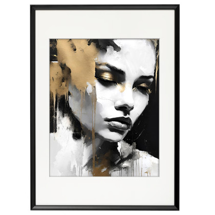 PORTRET kobiety Roma, plakat 39x49 cm, Dorota Kalinowska, plakaty