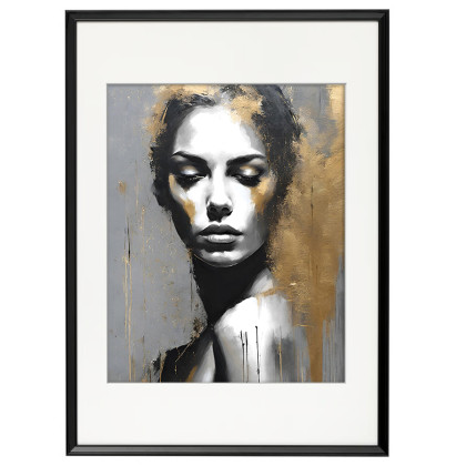 PORTRET kobiety Julia, plakat 39x49 cm, Dorota Kalinowska, plakaty