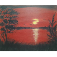 GOTOWY ZESTAW PREZENTOWY NA DZIEŃ KOBIET - 3 MALOWANE OBRAZY W RAMACH