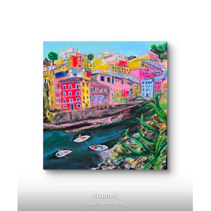 Krystyna Mościszko - obrazy akryl - Riomaggiore foto #2