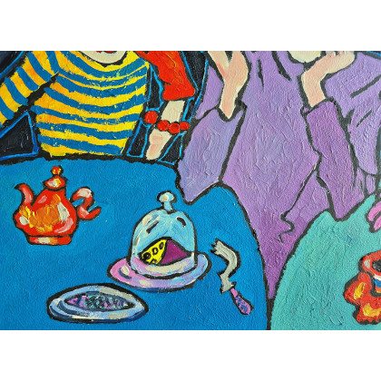 Marlena Kuć - obrazy olejne - plotka w trzech aktach foto #1