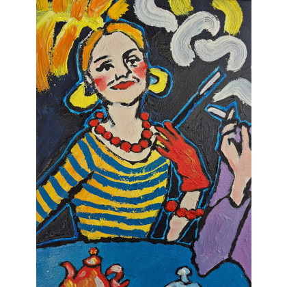 Marlena Kuć - obrazy olejne - plotka w trzech aktach foto #2