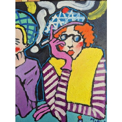 Marlena Kuć - obrazy olejne - plotka w trzech aktach foto #3