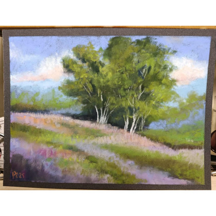 Paulina Lebida - pastele suche - Drzewa - rysunek pastelami foto #1