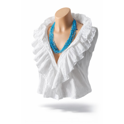 unikatart - korale,naszyjniki - Naszyjnik wielorzędowy z koralików niebieski - Boho, styl morski, regulowany foto #2