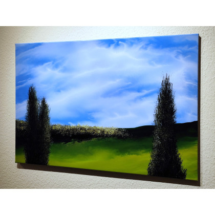 Felix Guenther - obrazy akryl - Silence over rolling hills foto #1