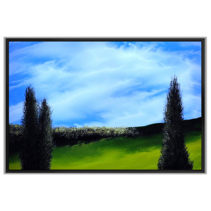 Felix Guenther - obrazy akryl - Silence over rolling hills foto #3