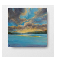 Wschód słońca -obraz akrylowy 60/60 cm