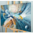 Cosmic Splash - Kosmiczna abstrakcja na płótnie 50x70