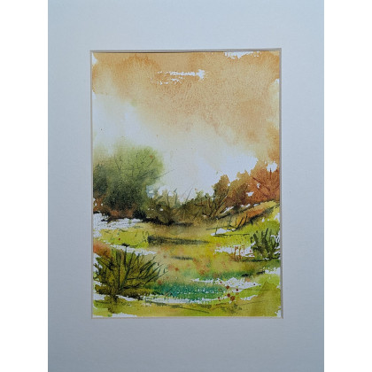 Ewelina Zajączkowska - obrazy akwarela - Letnie wspomnienie  - akwarela foto #1