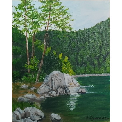 WYPRZEDAŻ KOLEKCJI - ZESTAW RĘCZNIE MALOWANYCH OBRAZÓW - CUDNA WIOSNA - 2x 30x24cm, Marzena Dymek, obrazy akryl