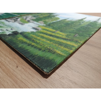 Marzena Dymek - obrazy akryl - WYPRZEDAŻ KOLEKCJI - ZESTAW RĘCZNIE MALOWANYCH OBRAZÓW - CUDNA WIOSNA - 2x 30x24cm foto #2