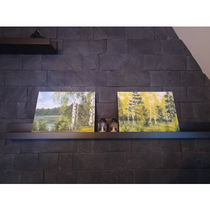 Marzena Dymek - obrazy akryl - WYPRZEDAŻ KOLEKCJI - ZESTAW RĘCZNIE MALOWANYCH OBRAZÓW - BRZOZY W KOLORZE foto #4