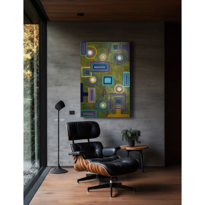 Abstra-akt 33, Aleksandra Semeniuk , obrazy akryl