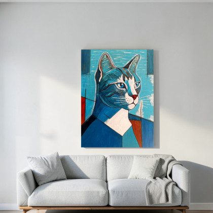 Damian Gmiterek - obrazy akryl - Pan kot 75x55 cm foto #1