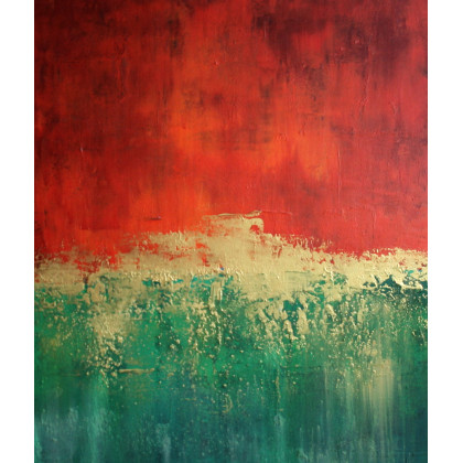 Katarzyna Gątkiewicz - obrazy akryl - Obraz akrylowy-XL Złoty brzeg foto #2