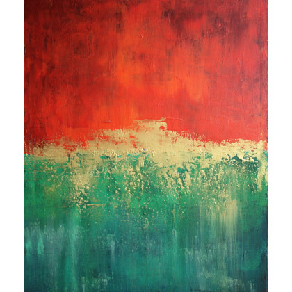 Katarzyna Gątkiewicz - obrazy akryl - Obraz akrylowy-XL Złoty brzeg foto #3