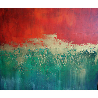 Katarzyna Gątkiewicz - obrazy akryl - Obraz akrylowy-XL Złoty brzeg foto #4