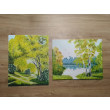 WYPRZEDAŻ KOLEKCJI: ZESTAW RĘCZNIE MALOWANYCH OBRAZÓW - W ŻÓŁTYCH ODCIENIACH