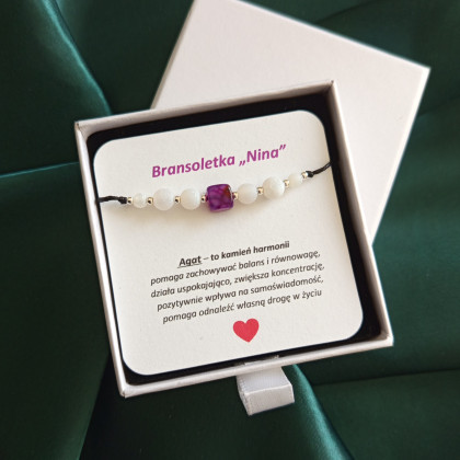 Solomi - ART - bransoletki - Nina II - bransoletka z naturalnymi kamieniami. foto #4