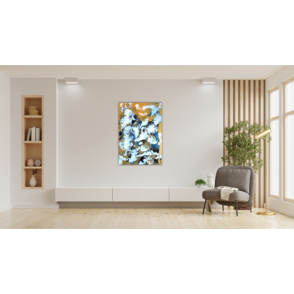 Felix Guenther - obrazy akryl - Gilded silence foto #2