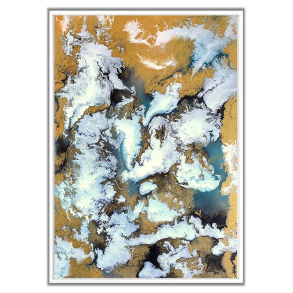 Felix Guenther - obrazy akryl - Gilded silence foto #3