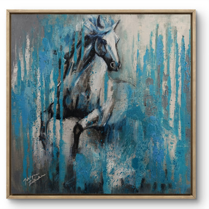 Justyna Zielonka - obrazy olejne - W deszczu  6 foto #2