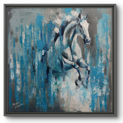 Justyna Zielonka - obrazy olejne - W deszczu  7 foto #3