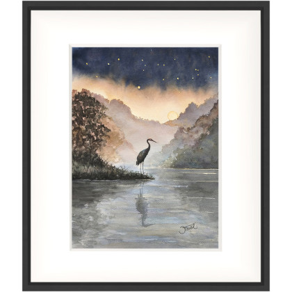 Joanna Tomczyk - obrazy akwarela - Wieczorny oddech, Akwarela 24x32 cm foto #3