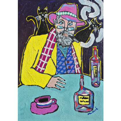 elegancja w chaosie, Marlena Kuć, obrazy olejne