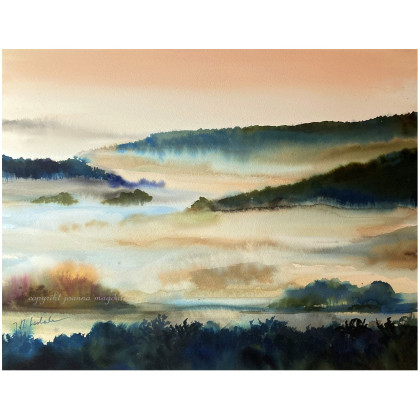 Sferyczność, Joanna Magdalena, obrazy akwarela