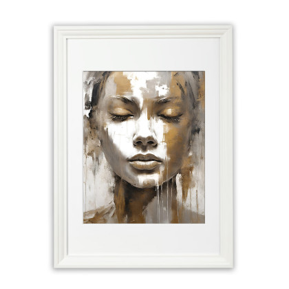 PORTRET kobiety Grace 03, plakat 39x49 cm, Dorota Kalinowska, plakaty