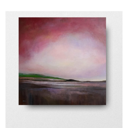 Początek wiosny  - obraz akrylowy 60/60 cm, Paulina Lebida, obrazy akryl