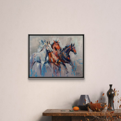 Justyna Zielonka - obrazy olejne - Czuję jazz foto #1