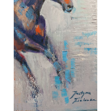 Justyna Zielonka - obrazy olejne - Czuję jazz foto #2