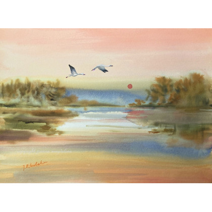 Zapowiedzi, Joanna Magdalena, obrazy akwarela