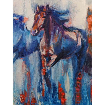 Justyna Zielonka - obrazy olejne - Czuję blesa foto #4