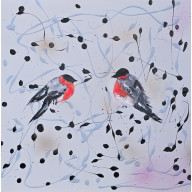 Nasze Randez-Vous,  obraz akrylowy na płótnie,  50x50x1cm