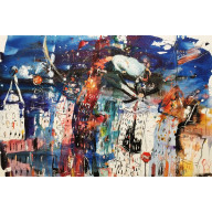 ZAKOCHANA PARA  NAD MIASTEM...