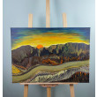 Zachód nad doliną - Pejzaż na płótnie 50x70