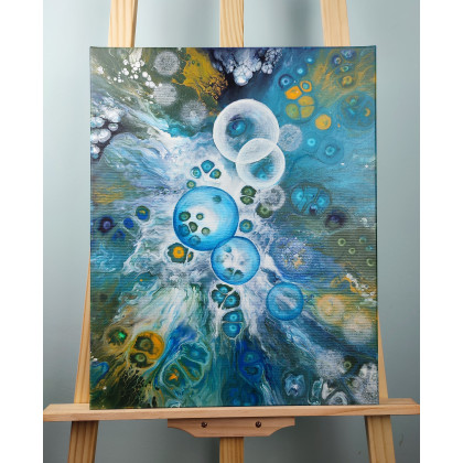 Elżbieta Hanarz - obrazy akryl - Głębiny - Obraz akrylowy na płótnie 40x50 foto #1