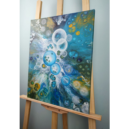 Elżbieta Hanarz - obrazy akryl - Głębiny - Obraz akrylowy na płótnie 40x50 foto #2